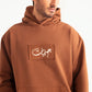 Tobacco Brown Fleece Hoodie - Premium Comfort - Jazbaat