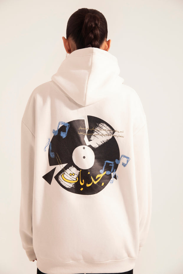 Cold White Hoodie - Premium Fleece, Trendy & Soft - Jazbaat